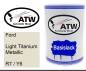 Preview: Ford, Light Titanium Metallic, R7 / Y6: 500ml Lackdose, von ATW Autoteile West.